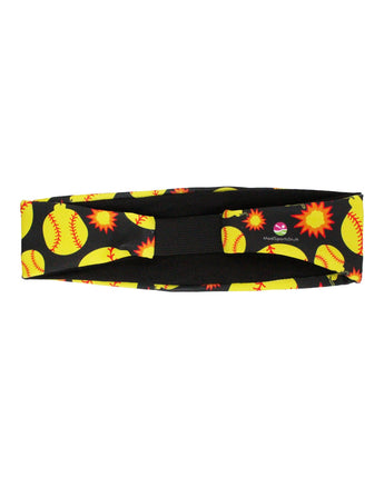 MadSportsStuff headband Softball Bomber Headband with Softball Bomb Logos