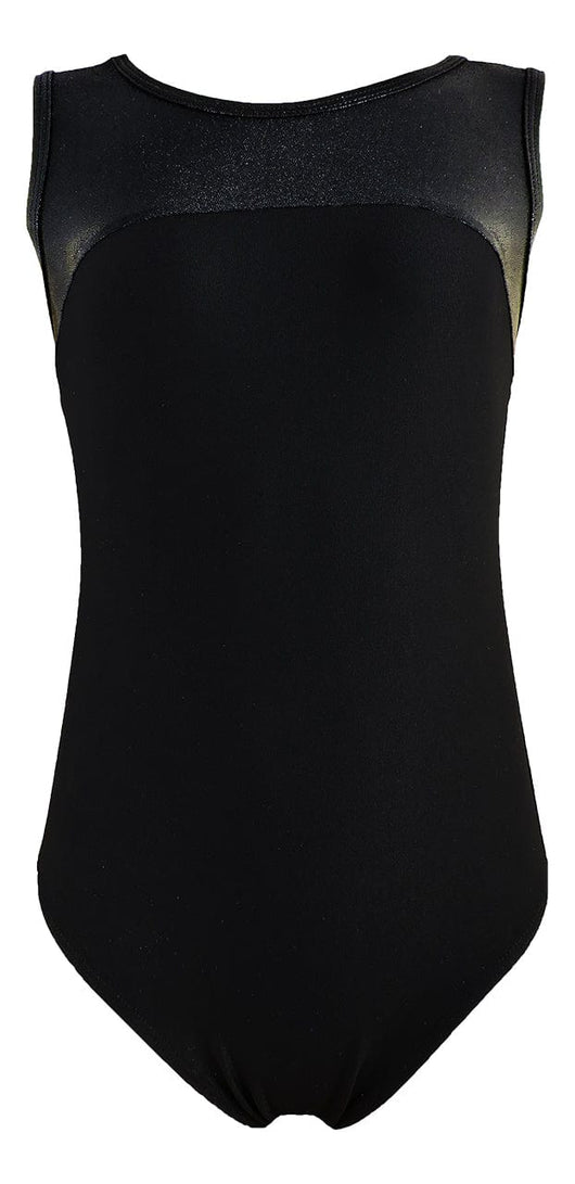 MadSportsStuff leotard Black / Youth 7-8 Girls Gymnastics Leotard - Kids Youth Teen Sizes Multiple Prints