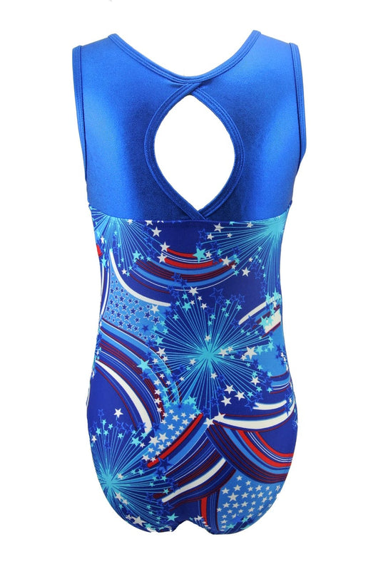MadSportsStuff leotard Girls Gymnastics Leotard - Kids Youth Teen Sizes Multiple Prints