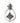 MadSportsStuff ornament Christmas Ornament with Crystal Autism Puzzle Piece Symbol