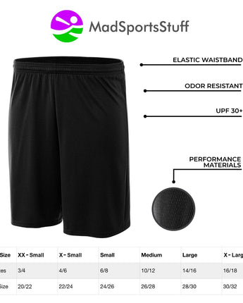 MadSportsStuff shorts Youth No-Pocket Mesh Athletic Shorts - Flag Football & Multi-Sport