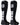 MadSportsStuff socks #00 / Medium Player Id Jersey Number Socks Over the Calf Length Black White