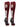 MadSportsStuff socks #00 / Medium Player Id Jersey Number Socks Over the Calf Length Maroon White
