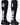 MadSportsStuff socks #01 / Medium Player Id Jersey Number Socks Over the Calf Length Black White