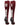 MadSportsStuff socks #01 / Small Player Id Jersey Number Socks Over the Calf Length Maroon White