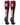 MadSportsStuff socks #03 / Large Player Id Jersey Number Socks Over the Calf Length Maroon White