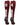MadSportsStuff socks #04 / Large Player Id Jersey Number Socks Over the Calf Length Maroon White