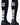 MadSportsStuff socks #05 / Small Player Id Jersey Number Socks Over the Calf Length Black White