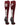 MadSportsStuff socks #07 / Large Player Id Jersey Number Socks Over the Calf Length Maroon White