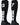 MadSportsStuff socks #07 / Medium Player Id Jersey Number Socks Over the Calf Length Black White