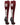 MadSportsStuff socks #08 / Large Player Id Jersey Number Socks Over the Calf Length Maroon White