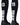 MadSportsStuff socks #09 / Medium Player Id Jersey Number Socks Over the Calf Length Black White