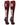 MadSportsStuff socks #10 / Large Player Id Jersey Number Socks Over the Calf Length Maroon White