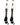MadSportsStuff socks #11 / Large Player Id Jersey Number Socks Over the Calf Length White Black