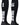 MadSportsStuff socks #16 / Small Player Id Jersey Number Socks Over the Calf Length Black White