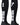 MadSportsStuff socks #17 / Small Player Id Jersey Number Socks Over the Calf Length Black White