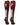 MadSportsStuff socks #17 / Small Player Id Jersey Number Socks Over the Calf Length Maroon White