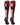MadSportsStuff socks #18 / Large Player Id Jersey Number Socks Over the Calf Length Maroon White