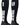 MadSportsStuff socks #18 / Medium Player Id Jersey Number Socks Over the Calf Length Black White