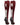 MadSportsStuff socks #19 / Large Player Id Jersey Number Socks Over the Calf Length Maroon White