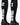 MadSportsStuff socks #21 / Small Player Id Jersey Number Socks Over the Calf Length Black White