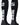 MadSportsStuff socks #25 / Small Player Id Jersey Number Socks Over the Calf Length Black White