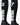 MadSportsStuff socks #27 / Small Player Id Jersey Number Socks Over the Calf Length Black White