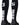 MadSportsStuff socks #35 / Large Player Id Jersey Number Socks Over the Calf Length Black White