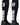 MadSportsStuff socks #38 / Medium Player Id Jersey Number Socks Over the Calf Length Black White