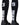 MadSportsStuff socks #39 / Large Player Id Jersey Number Socks Over the Calf Length Black White