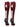 MadSportsStuff socks #44 / Large Player Id Jersey Number Socks Over the Calf Length Maroon White