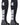 MadSportsStuff socks #44 / Small Player Id Jersey Number Socks Over the Calf Length Black White