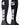 MadSportsStuff socks #45 / Medium Player Id Jersey Number Socks Over the Calf Length Black White