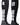 MadSportsStuff socks #48 / Small Player Id Jersey Number Socks Over the Calf Length Black White