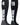 MadSportsStuff socks #49 / Medium Player Id Jersey Number Socks Over the Calf Length Black White