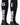 MadSportsStuff socks #51 / Large Player Id Jersey Number Socks Over the Calf Length Black White