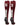 MadSportsStuff socks #53 / Large Player Id Jersey Number Socks Over the Calf Length Maroon White
