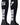 MadSportsStuff socks #57 / Medium Player Id Jersey Number Socks Over the Calf Length Black White