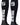 MadSportsStuff socks #59 / Small Player Id Jersey Number Socks Over the Calf Length Black White