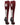 MadSportsStuff socks #61 / Large Player Id Jersey Number Socks Over the Calf Length Maroon White