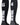 MadSportsStuff socks #64 / Large Player Id Jersey Number Socks Over the Calf Length Black White