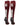 MadSportsStuff socks #65 / Large Player Id Jersey Number Socks Over the Calf Length Maroon White