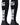 MadSportsStuff socks #65 / Medium Player Id Jersey Number Socks Over the Calf Length Black White