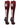 MadSportsStuff socks #66 / Large Player Id Jersey Number Socks Over the Calf Length Maroon White