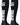 MadSportsStuff socks #66 / Medium Player Id Jersey Number Socks Over the Calf Length Black White