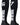 MadSportsStuff socks #67 / Large Player Id Jersey Number Socks Over the Calf Length Black White
