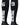 MadSportsStuff socks #69 / Large Player Id Jersey Number Socks Over the Calf Length Black White