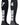 MadSportsStuff socks #74 / Large Player Id Jersey Number Socks Over the Calf Length Black White