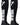 MadSportsStuff socks #77 / Small Player Id Jersey Number Socks Over the Calf Length Black White