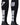 MadSportsStuff socks #78 / Small Player Id Jersey Number Socks Over the Calf Length Black White